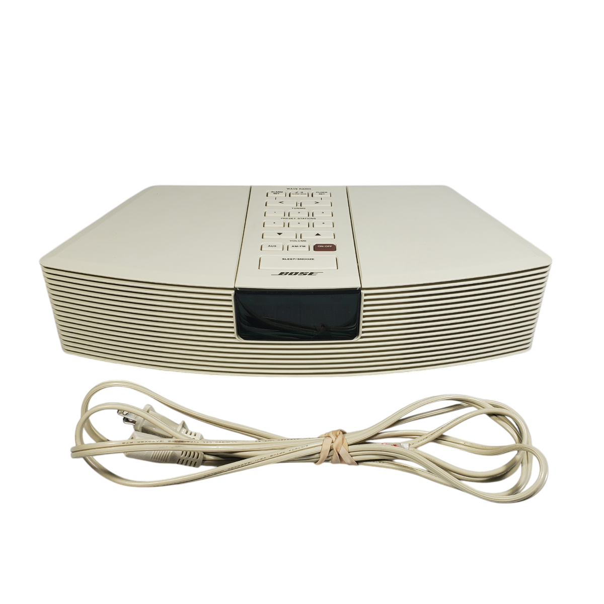 ラジオ・コンポ BOSE WAVE RADIO AWR1-1W Bose Wave Radio White AWR1-1W Alarm AM/FM Clock Aux NO-REMOTE