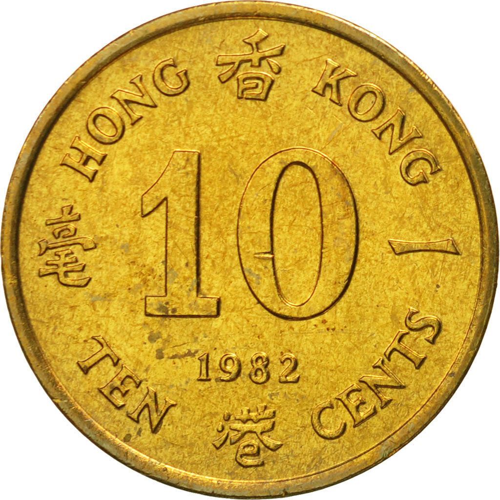 Hong Kong | 10 Cents Coin | Elizabeth II | Km:49 | 1982 - 1984 | eBay