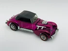 Hot Wheels Redline CLASSIC CORD Magenta US Black Interior Very Nice !!!