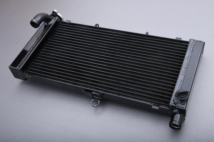 Radiateur noir Racing moto en alu pour HONDA CBR 900 RR balades et circuits