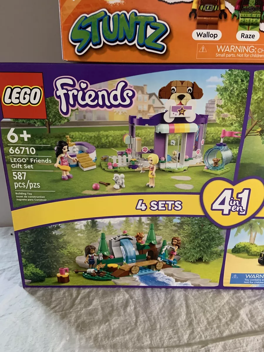 LEGO Friends 66710, 4-in-1 Building Toy Gift Set: Doggy Day Care