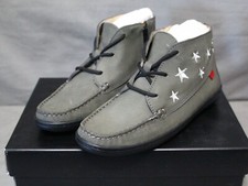 MARC JOSEPH big kids gray nobuck WEST BO leather casual shoes multiple sizes New