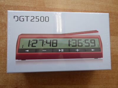 Neue Version elektronische Schachuhr ''DGT 2500'' als originalverpackte Neuware