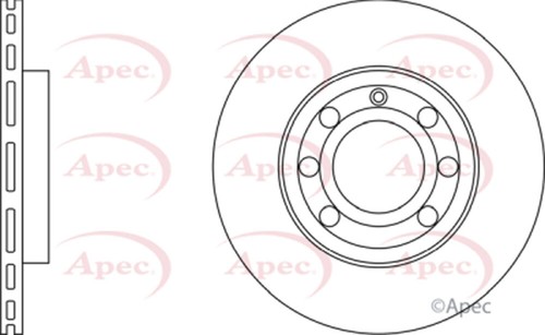 Fits VW Lupo 1999-2005 1.2 TDi Brake Disc Front Poppy 6E0615301 - Picture 2 of 2
