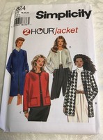 Simplicity 9824 Jackets In 4 Lengths 2 Hour Misses Sewing Pattern 18 20 22 Simplicity 9824 Jackets In 4 Lengths 2 Hour Misses Sewing Pattern 18 20 22