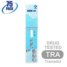 NEW Mintegrity Drug Test Tramadol (TRA) Dip Card Urine 75-Pack #MI-WDTR-114