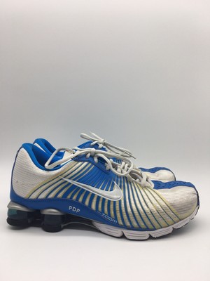 Nike iD Zoom Shox Experience Running Shoes White Blue 352337-991 Mens US Sz  9 | eBay