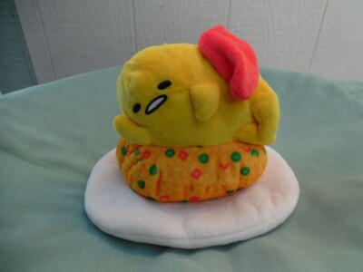 GUDETAMA THE LAZY EGG PLUSH EXCLUSIVE  OFFICIALLY LICENSED GUDETAMA MERCHANDISE
