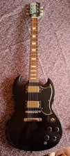Vintage VS6 mit Gibson Humbucker (SG-Style E-...