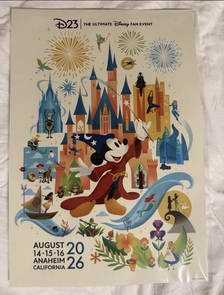D23 Expo Disney Posters, Prints & Lithos (1968-Now) for sale | eBay
