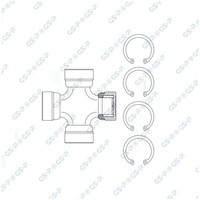 Hardyscheibe Kardanwelle FÜR Suzuki Grand Vitara II (Jt, Te, Td) - GSP UJ900155