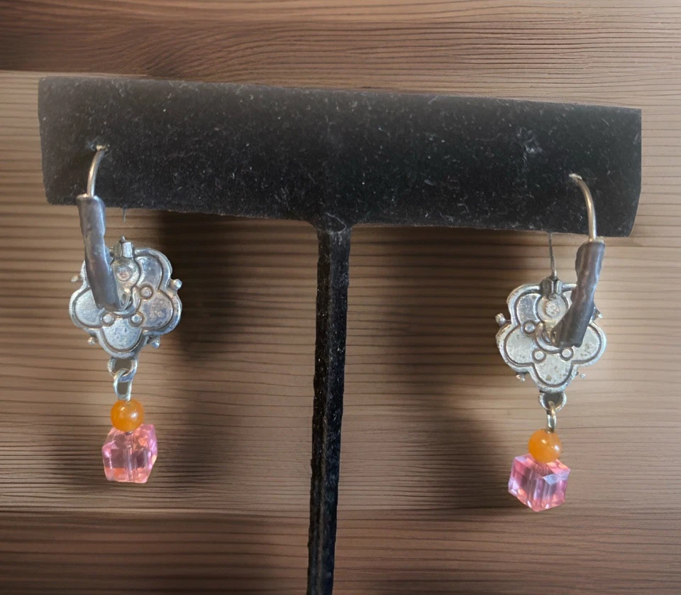 Pendientes Brighton COSTA AZUL ROSA Foto 3 de 3