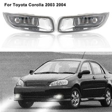 Pair Fog Light Driving Lamp Kit For Toyota Corolla Sedan 4-door 1.8l 2003-2004