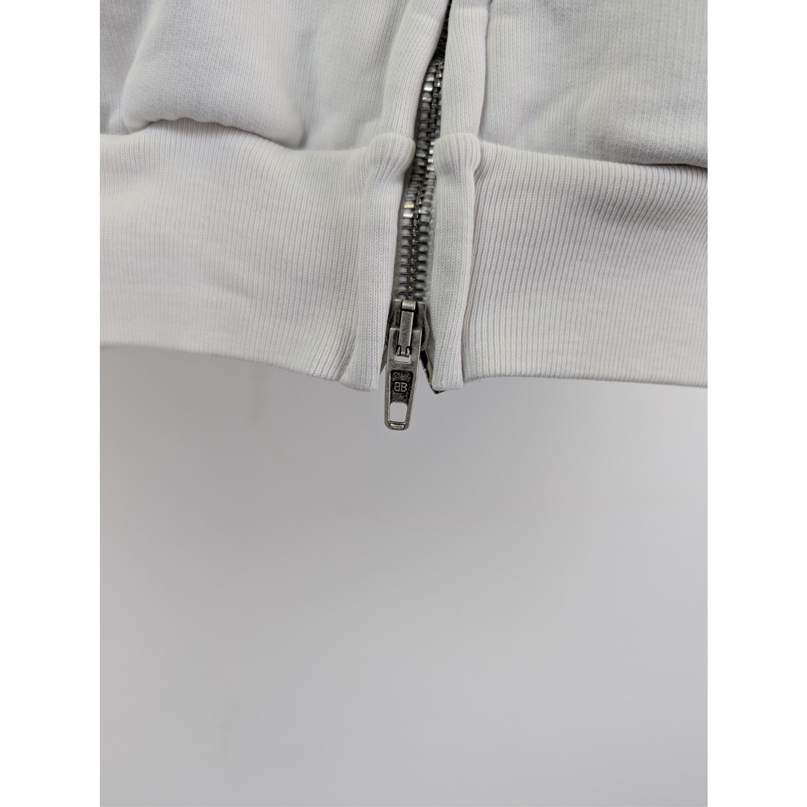 Balenciaga x Under Armour UA Regular Zip-up Hoodie in Dirty White/Black BNWT XXL image 8