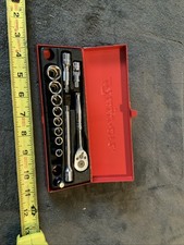 Snap On 14 Drive General Service Set Missing Couple.see Picsdescrip Sizes..