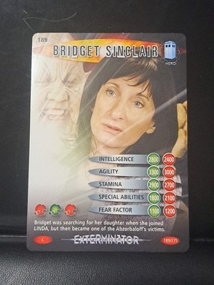 Doctor Who Battles In Time Card Bridget Sinclair Exterminator 189/275 189