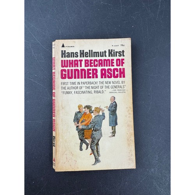 #ad Vintage 1966 What Became of Gunner Asch Hans Hellmut Kirst Pyramid Paperback $13.50