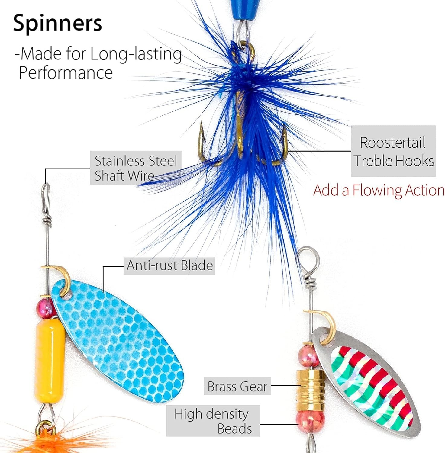 Multi-Color Freshwater Saltwater Lures Pack - Image 7