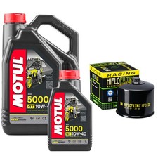 ZX1000 H2R Motul 5000 10w40 5L Oil Filter Kit Kawasaki ZX 1000 2020 8.05 per litre