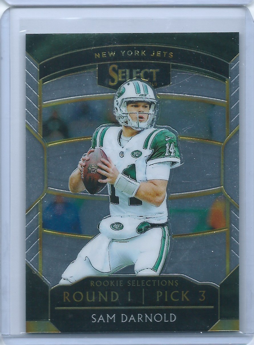 2018 Panini Select Sam Darnold RC Rookie Selections Insert #RS-3 Jets Seahawks