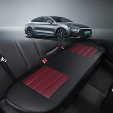 Car Back Seat Cover Breathable PU Leather Rear Seat Cushion Protector Universal