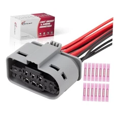 Headlight Connector Pigtail Wiring Harness Plug Compatible with for Mercedes 