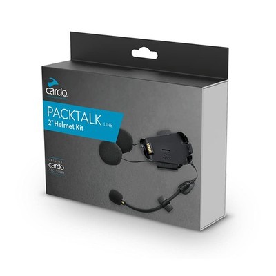 Cardo Packtalk Audio & Microphone Kit (Single Pack) - Will Single Pack, Black