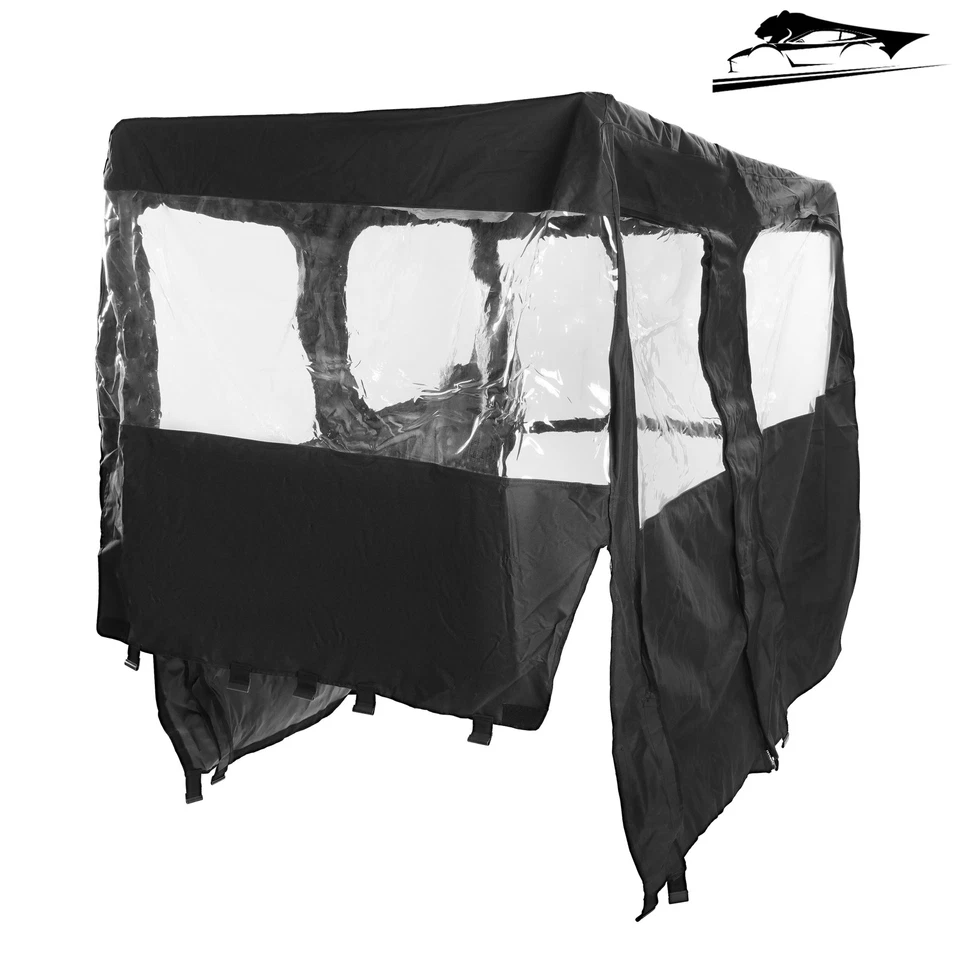 Puerta blanda de plástico para Polaris RZR-4 800 900 2010-2014 cabina completa gabinete Foto 4 de 4