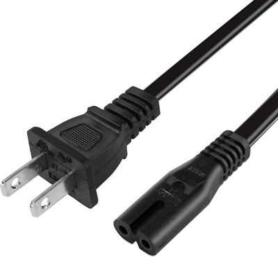 [UL Listed] Power Cord for Game Day Wireless Rechargeable Speaker 6 ft, black 