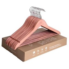 Cedar Wood Clothes Hanger 10 Pack, Wooden Coat Red Cedar 0.5"T 10 pack 