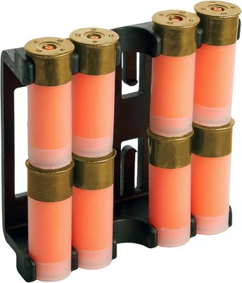 Johnny Clip 2x4-12 Gauge Caddy-Quad Loader-Speed 8 Round Capacity, Black 