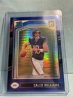 2024 Panini Donruss Optic Rated Rookie Caleb Williams #201 Blue Hyper Prizm (RC)