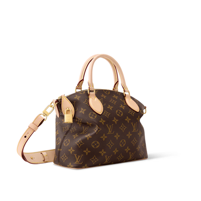 ＭＭ１８【Luis Vuitton】 NEW Louis Vuitton Neo Lockit PM Leather Shoulder Bag Brown M26532