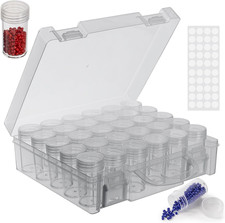 30 Slots Diamond Painting Storage Containers, Bead Organizer, Diamond Containers