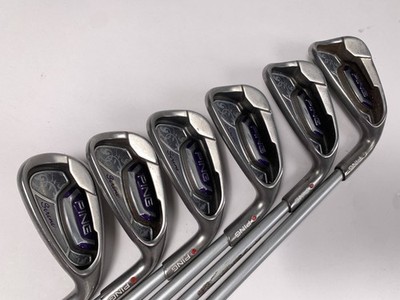 Ping Serene Iron Set 6-PW+SW Red Dot 1* Flat ULT 210 Senior Graphite Womens RH