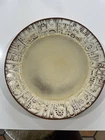 Frankoma Ceramic Plater Mayan Aztec Glossy Round