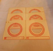 45 RPM 7" RECORD SLEEVES CO. SLEEVE 6 PACK SEE PHOTO Warner Brothers SLV386