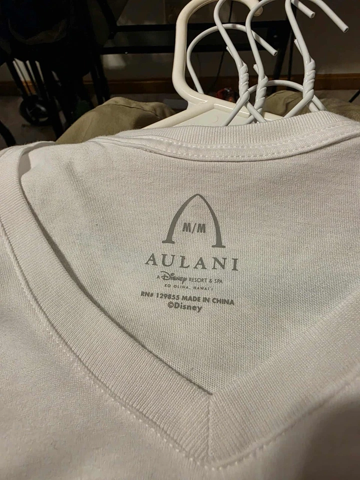 Disney Aulani Hawaii Pride Collection Mujer Cuello en V Camiseta con Arco Iris Foto 4 de 4