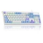 Creamy Keyboards,K2 Classic Keyboard Wired RGB Backlit 104 Keys Waterproof Er