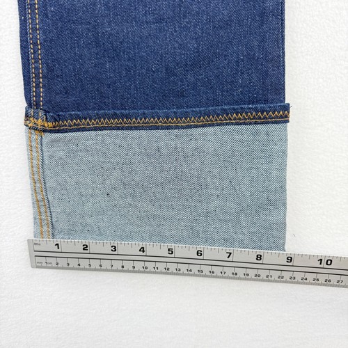 Jeans svasati AVEC LES FILLES orlo con polsini taglia 25 donna lavaggio risciacquo scuro NUOVI - Foto 5 di 9