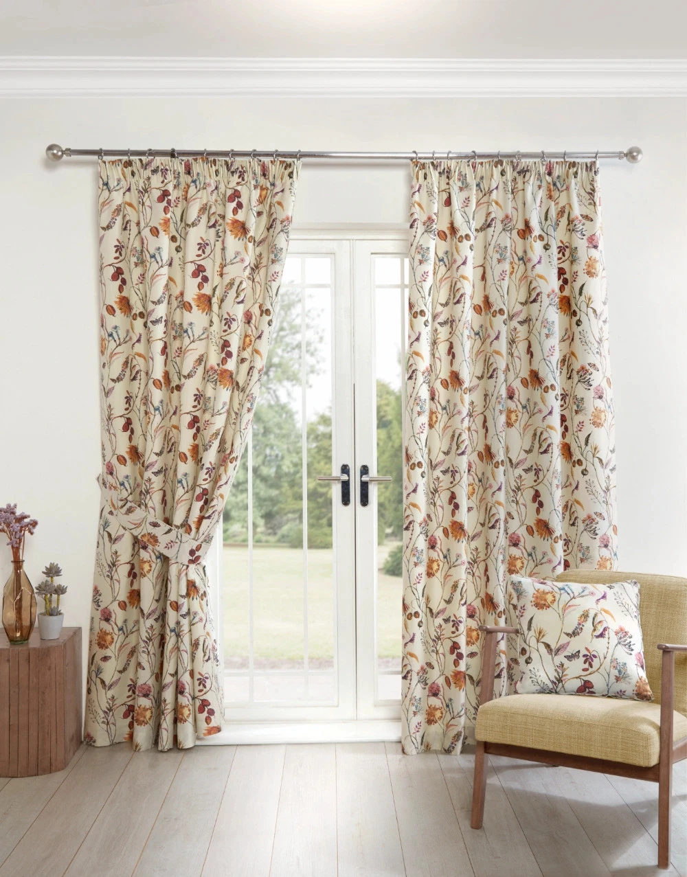 Lined Pencil Pleat Floral Curtains Sundour Grove Multi
Opens in a new window or tab