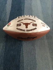 2005 Texas Longhorns COLLEGE National Champions Commemorative Football 13-0