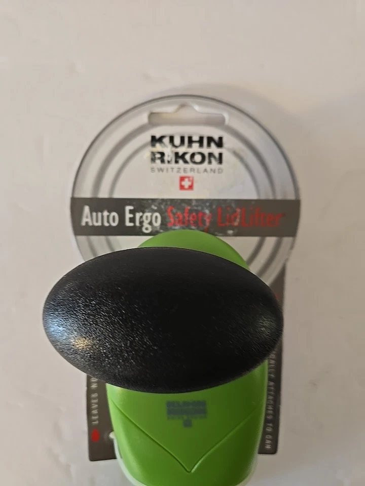 KUHN RIKON Ergo Safety borda lisa toque abridor de lata tampa levantador sem borda afiada novo - Imagem 3 de 4