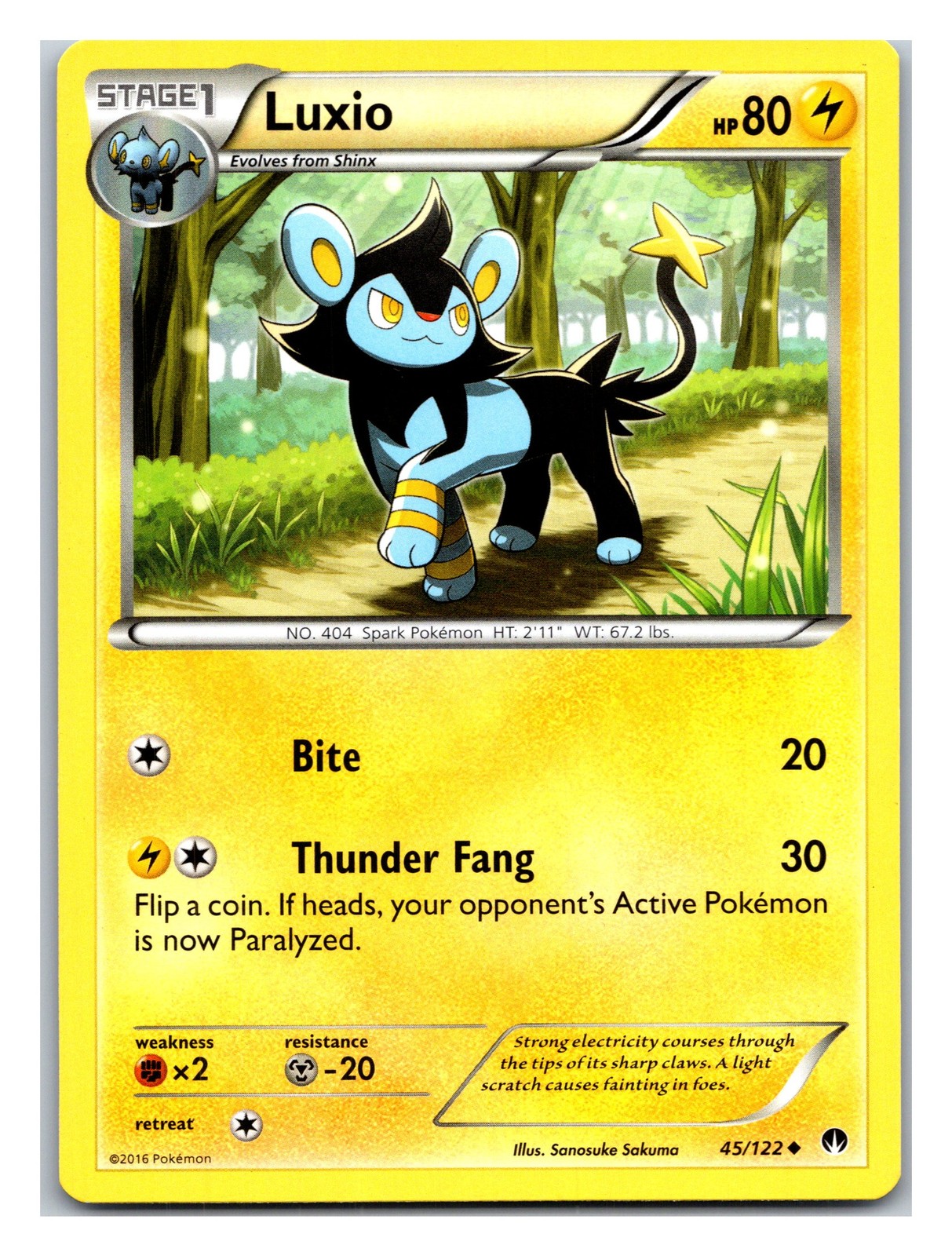 XY - BREAKpoint #45/122 Luxio
