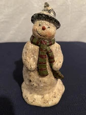 Wonderful Vtg Christmas Ragon  House 6” Snowman!!