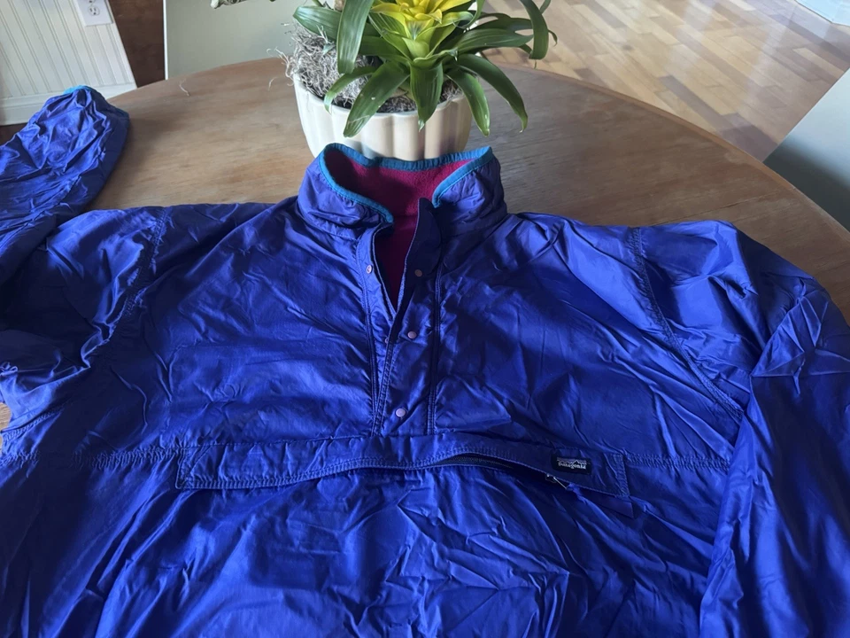 Vtg PATAGONIA Glissade REVERSIBLE Pullover  Nylon & FLEECE Jacket USA Made XL - Image 4 of 4