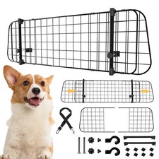 Hundegitter-Auto schwarz Schutzgitter Verstellbar Schutz Universal Trenngitter