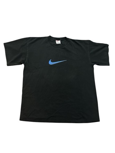 Vintage Nike Center Swoosh Logo T-Shirt Size XL - Image 1