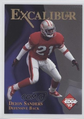 1995 Collector's Edge Excalibur 22K Deion Sanders #22 HOF