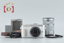 "Shutter count 82" Olympus PEN E-PL8 White 16.1 MP 14-42 40-150 Lenses